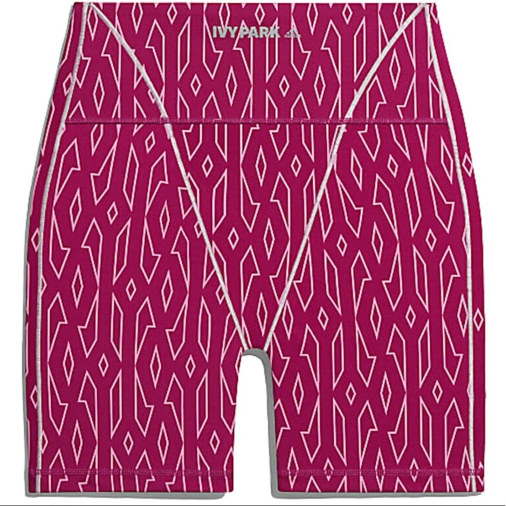 adidas Ivy Park Monogram Short Bold Pink Tights - Picture 8 of 8